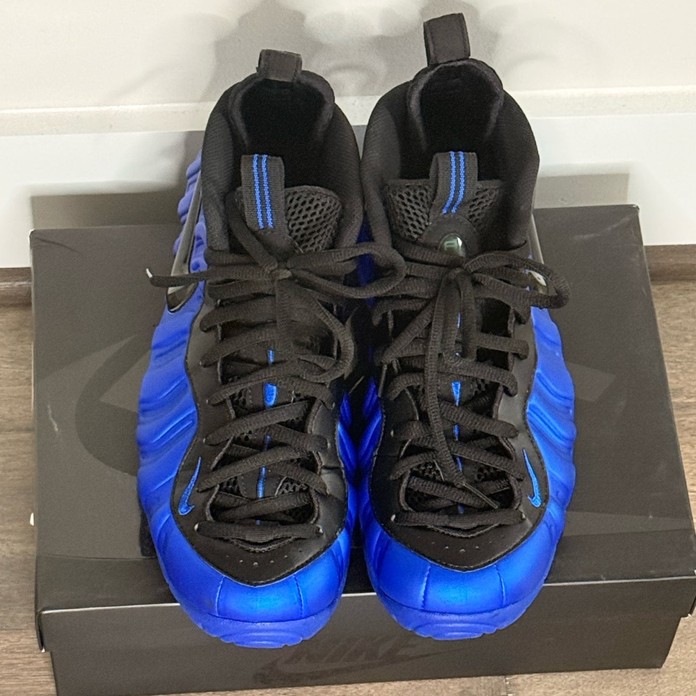 Nike Air Foamposite Pro Hyber Cobalt Size 10 - Picture 4 of 5